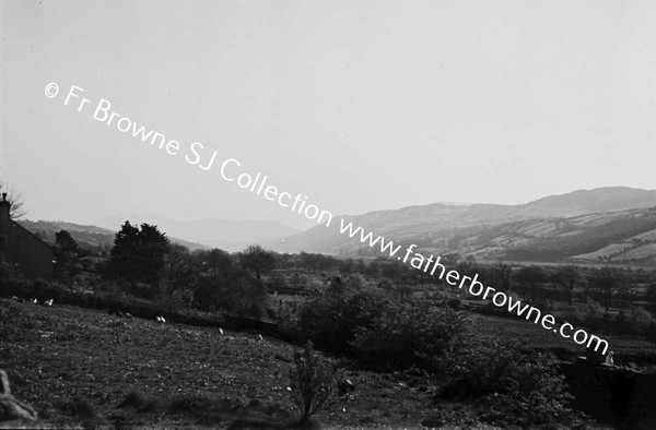 CARLINGFORD HILLS WITH YELLOW GREEN AND RED SHELTER